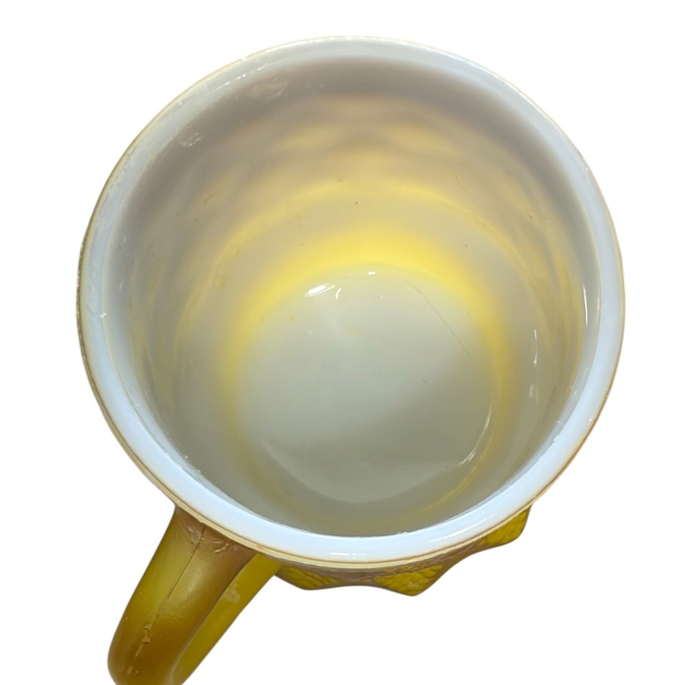 Vintage Fire-King Kimberly Mug Set of 3 Anchor Hocking Milk Glass Coffee Cups - Picture 13 of 13